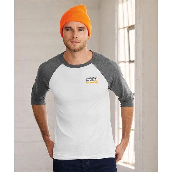Unisex triblend ¾ sleeve baseball t-shirt Thumbnail