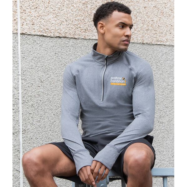 Long-sleeved ¼ zip top Thumbnail