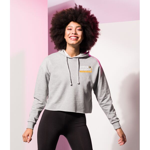 Women's cropped slounge hoodie Thumbnail