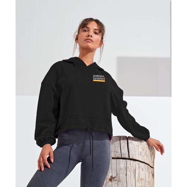 Women's Cropped Oversize Hoodie Thumbnail